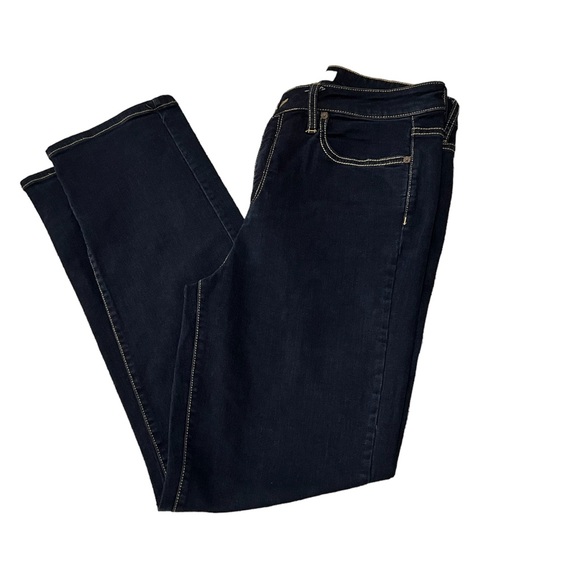 COLDWATER CREEK DARK DENIM BLUE JEANS - Picture 2 of 2